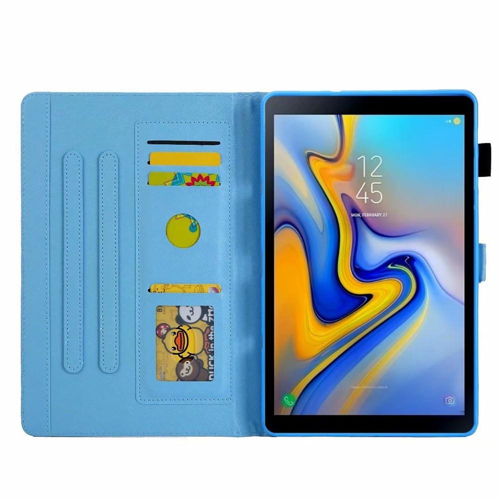 Bao da nắp gập in hình kỳ lân dễ thương có giá đỡ cho Samsung Galaxy Tab A A6 10.1 2016 SM-T580 T585 T587 T580N
