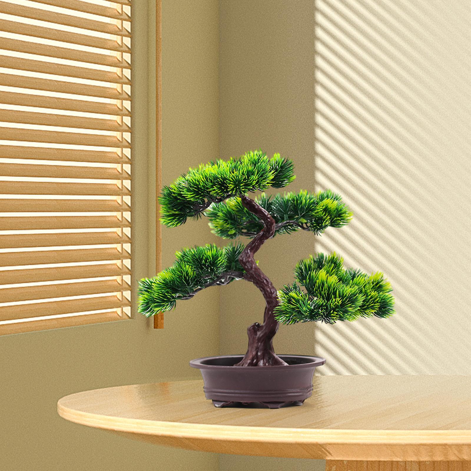 Artificial Bonsai Tree Potted Simulation Bonsai for Bedroom Farmhouse Home