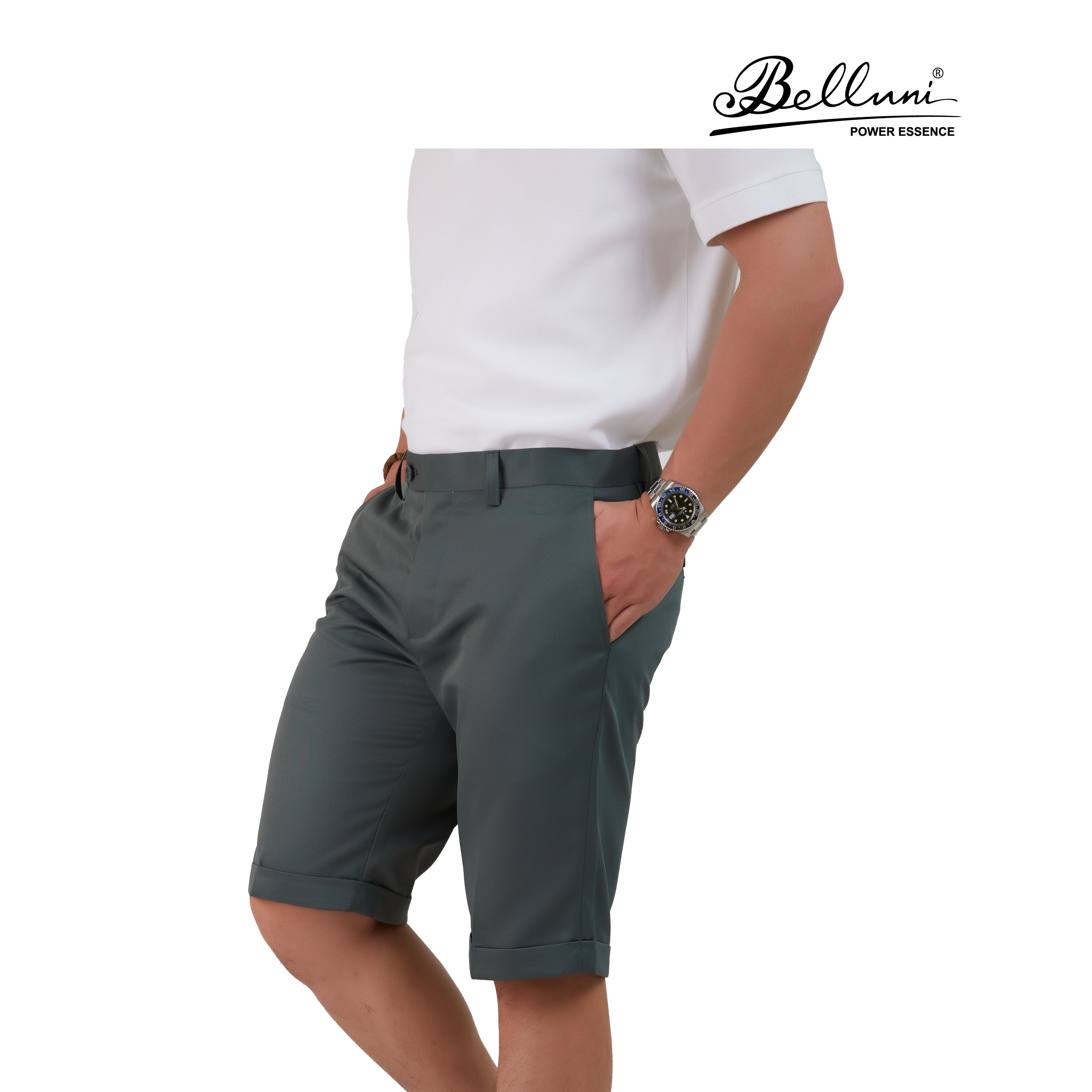 Quần short nam cao cấp BELLUNI trẻ trung năng động - QS.CR.BE.20.BG2