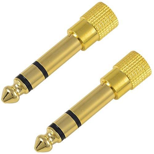 Đầu Jack chuyển đổi âm thanh từ cổng 6.35mm sang 3.5mm Stereo