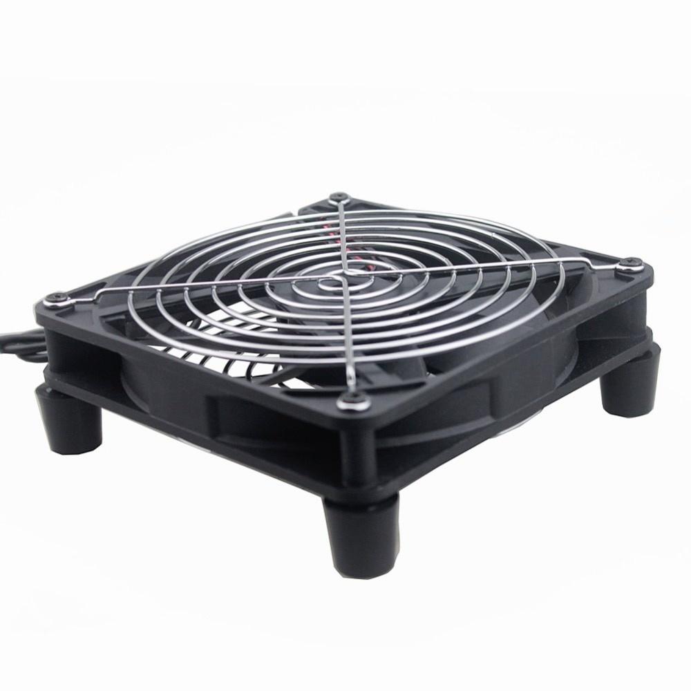 Gdstime 1 pcs New Router fan DIY 140mm PC Cooler TV Box Wireless Cooling 140mmx140mmx25mm USB fan 14cm Protective net