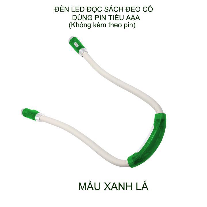 Đèn led đọc sạch dùng pin tiểu nhỏ AAA, loại đeo cổ, 3 chế độ sáng