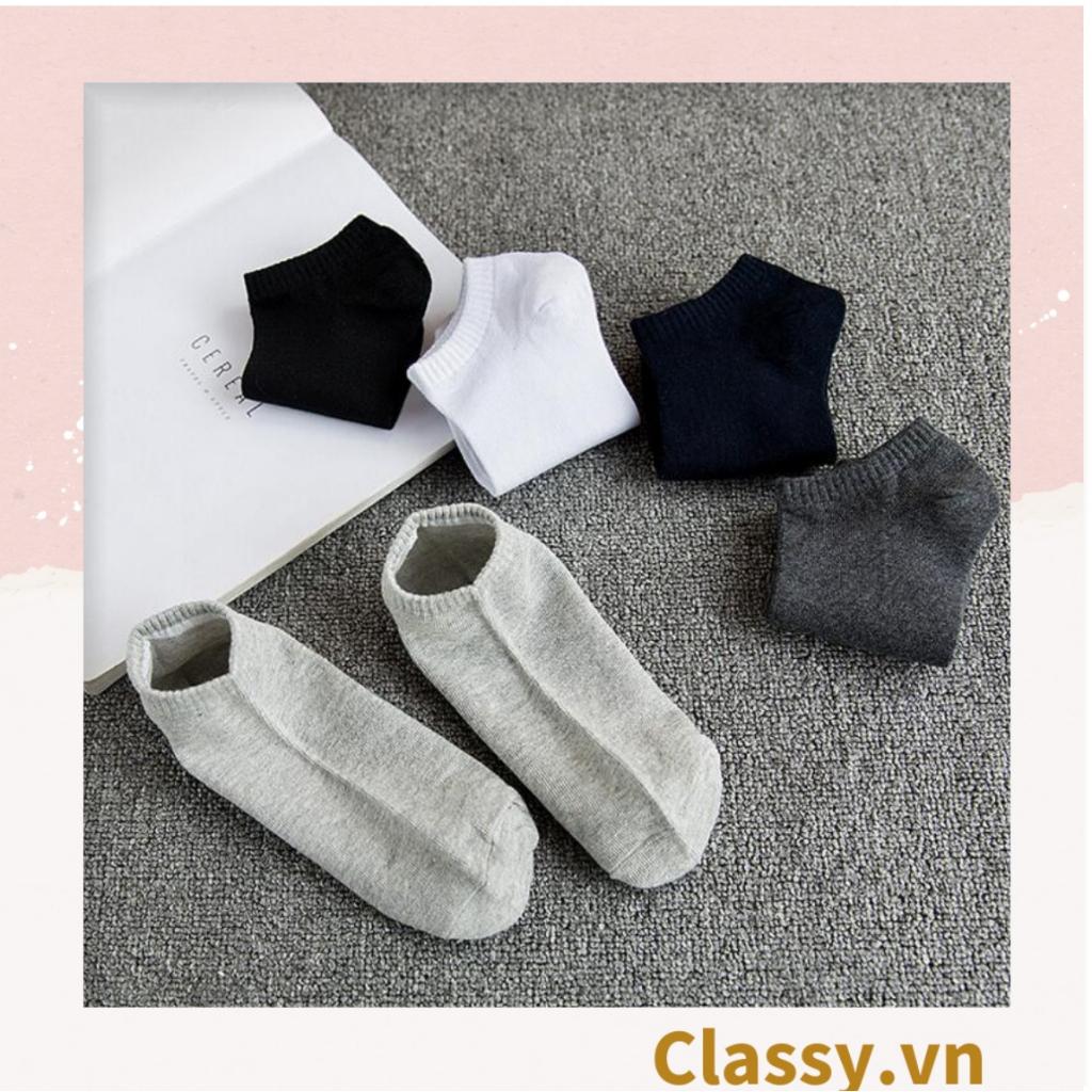 Tất cổ ngắn Classy, vớ cổ ngăn cotton dày dặn, phù hợp cả nam và nữ G1406