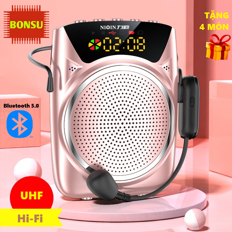 Loa trợ giảng Keling K8 không dây UHF, có bluetooth 5.0, pin dài lâu