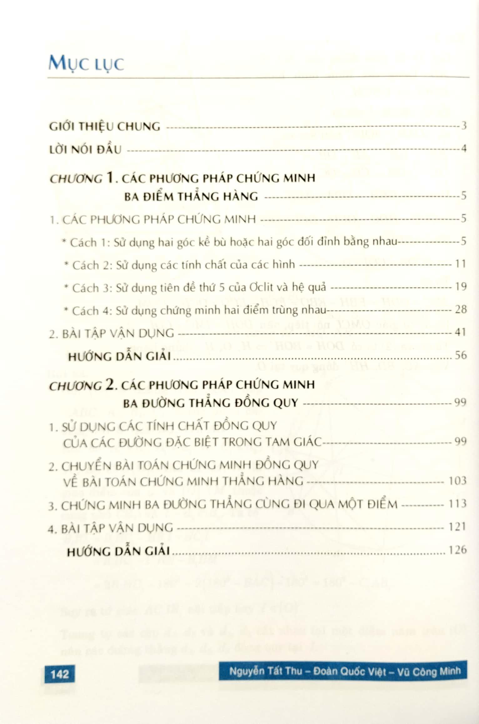 Các Bài Toán Chứng Minh Đồng Quy-Thẳng Hàng