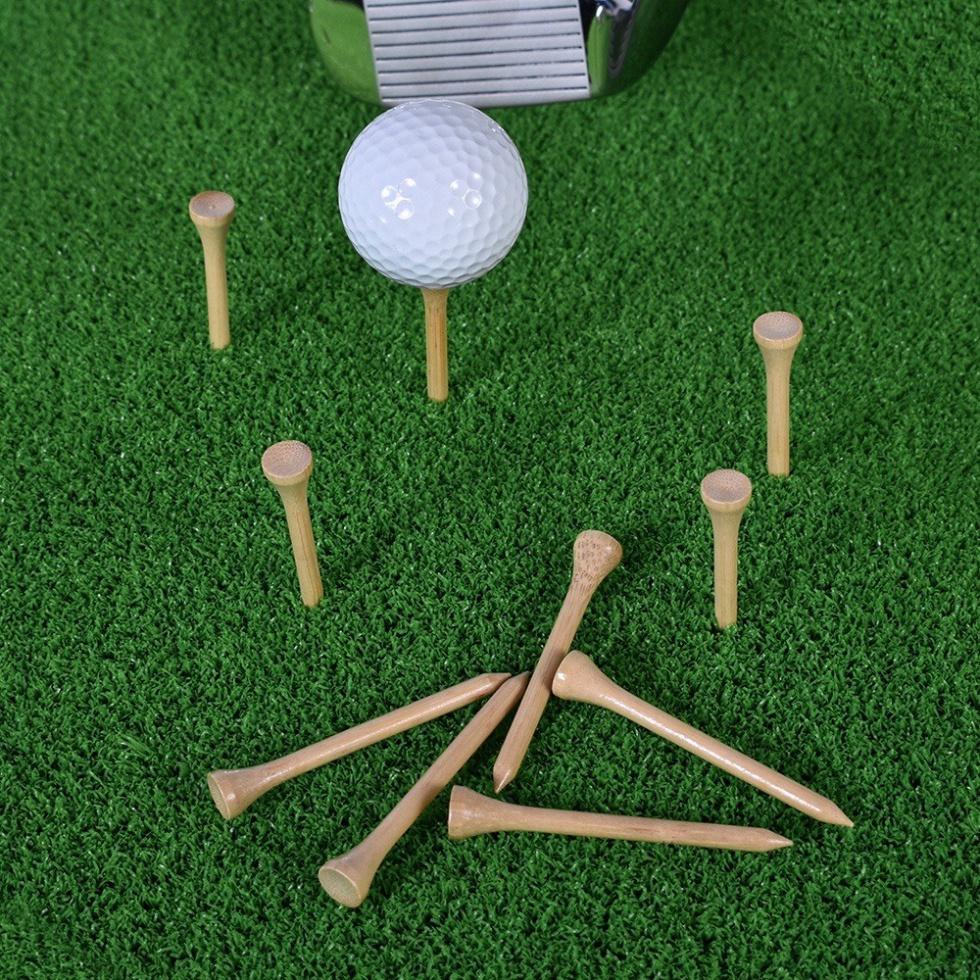 10 cái Tee chơi golf bằng tre - 4 kích thước