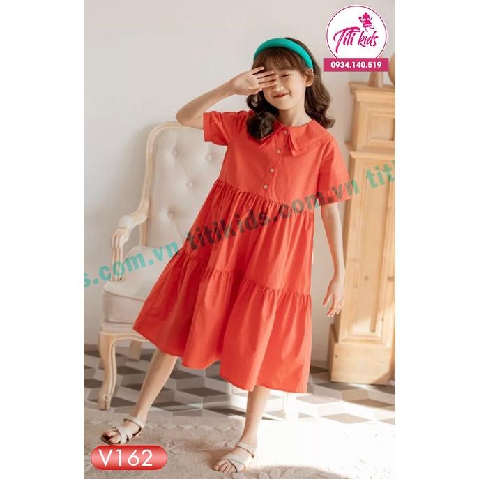 Váy Cho Bé Gái TiTiKids Váy Suông Tay Lửng V162