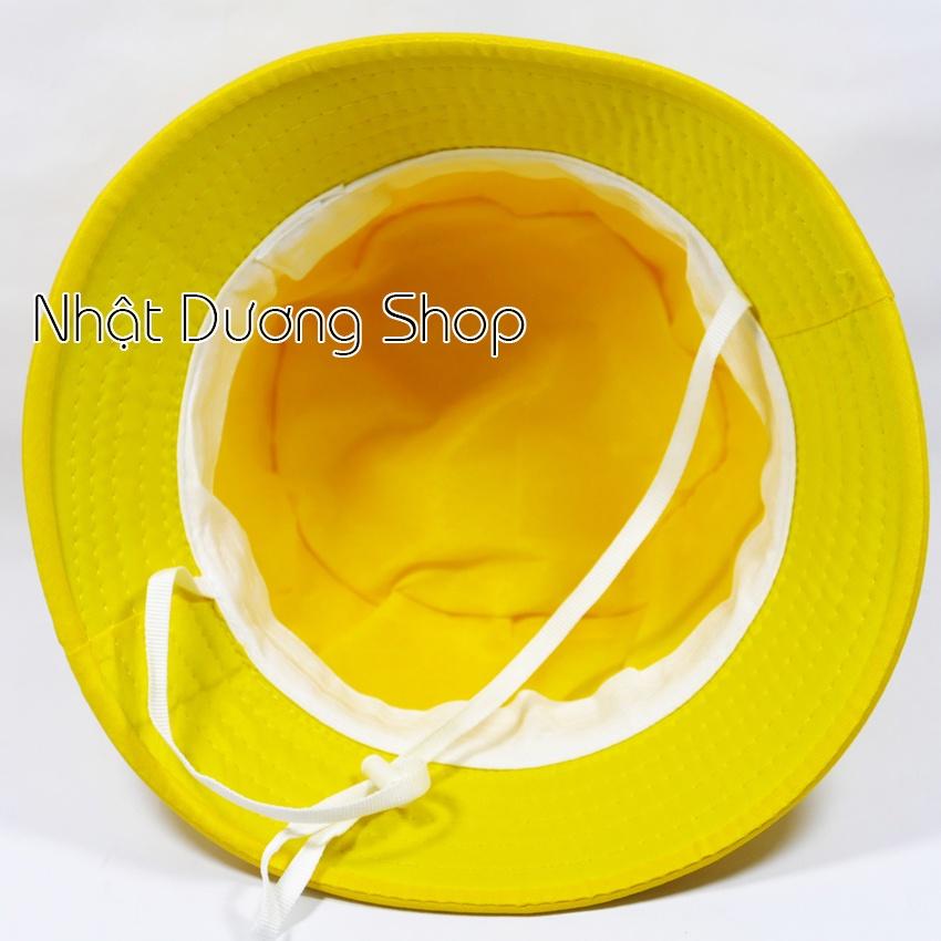 Mũ tai bèo, bucket họa tiết hoa cúc - Chất liệu Cotton cao cấp rất đẹp cho bé