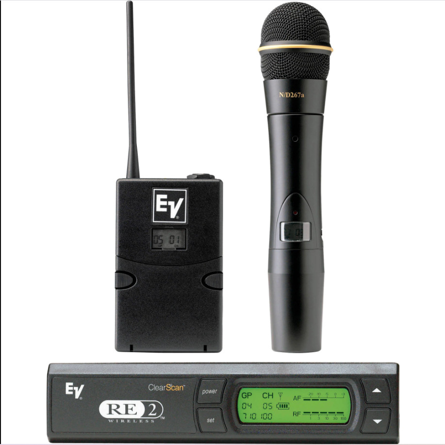 Bộ micro không dây Electro-Voice RE-2-N2-C-A - Hàng Chính Hãng