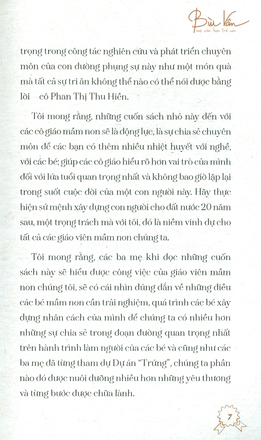 Dự Án Trứng - Tập 3: Lớp Trứng Gà 1 (3-4 tuổi)