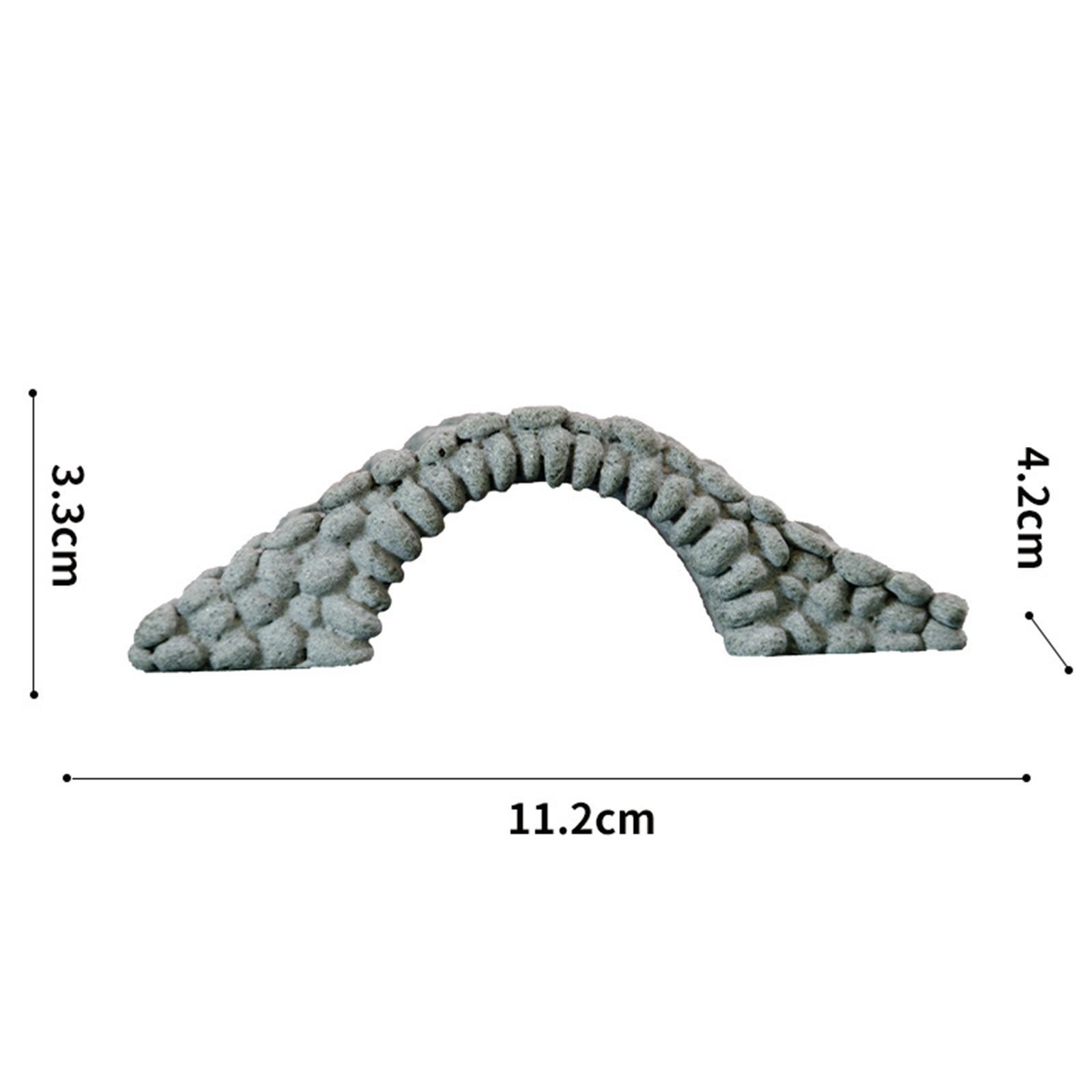 Miniature Bridge Micro Landscape Ornament Arch Bridge Figurine Resin Craft