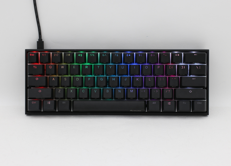 Bàn phím Ducky Mecha Mini RGB Cherry MX Switch - Hàng Chính Hãng