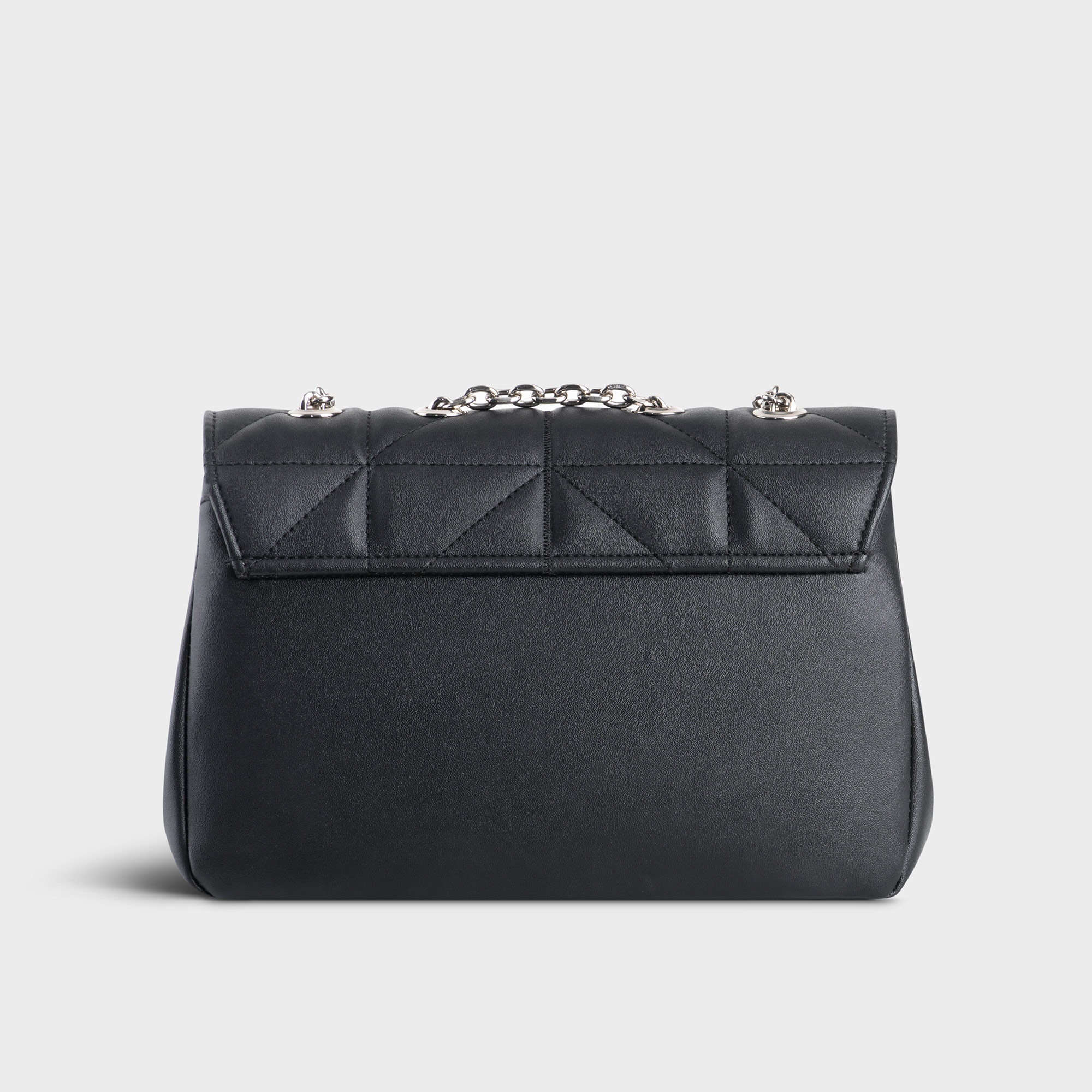 Túi Yuumy ( Thời trang nữ dây đeo phối xích cá tính size 23 - Túi đeo chéo da Seasand YN212 )