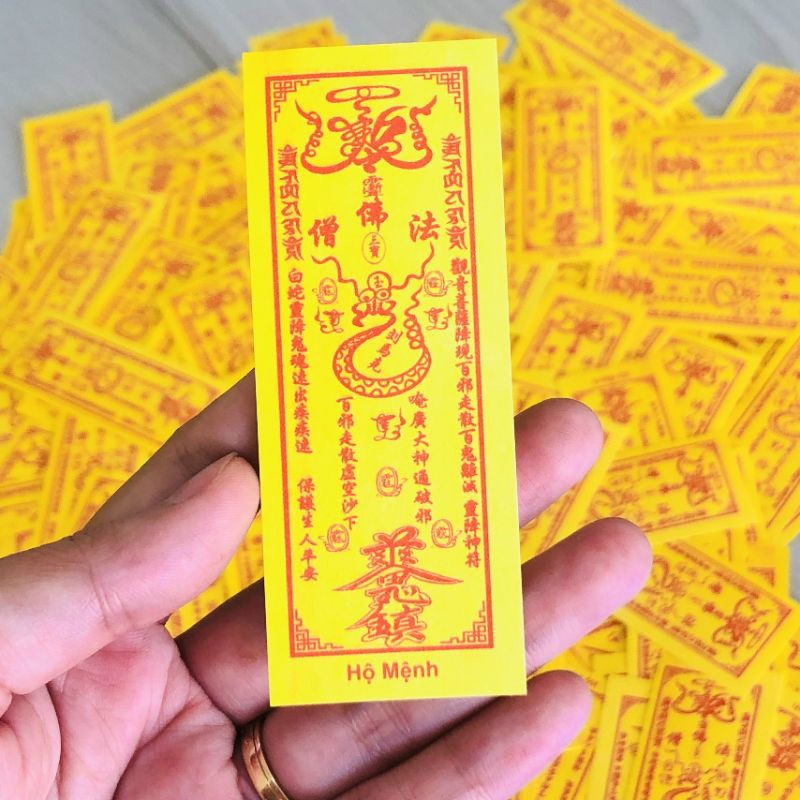 Túi Thái Tuế, Túi Hộ Thân, Phù giấy hộ thân