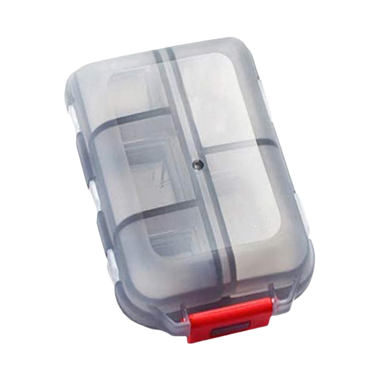 Travel  Organizer/  Container Holder / Reminder Case/ 10 Grids Portable  Case Small  Box for Daily  Tablet