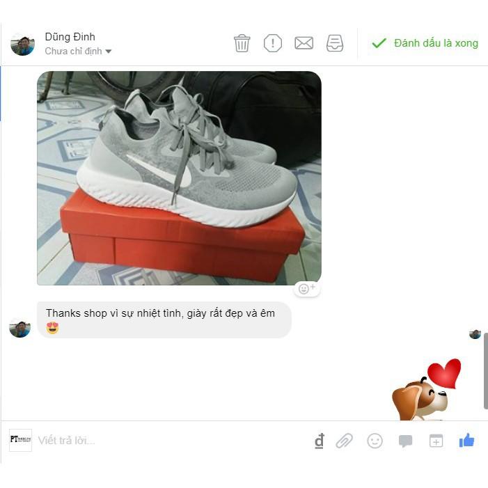 Giày Sneaker Epic React Flyknit Silver Pgiá như sỉ