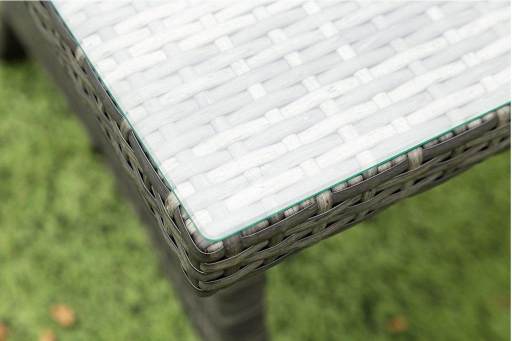 WEGO Bộ sofa nhựa giả mây ngoài trời/ Bộ Sofa sân vườn 7 chỗ ngồi // Outdoor Furniture Rattan Chair Sofa Dining Set Balcony Table Garden 7 seater