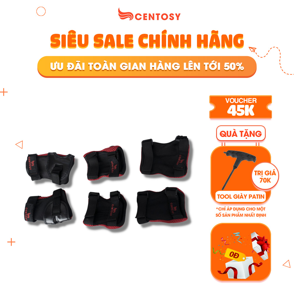 [Phụ Kiện] Bảo Hộ Trẻ Em Cao Cấp Centosy BVN - Bảo Vệ Chân Tay Khi Đạp Xe, Trượt Patin Ván Trượt