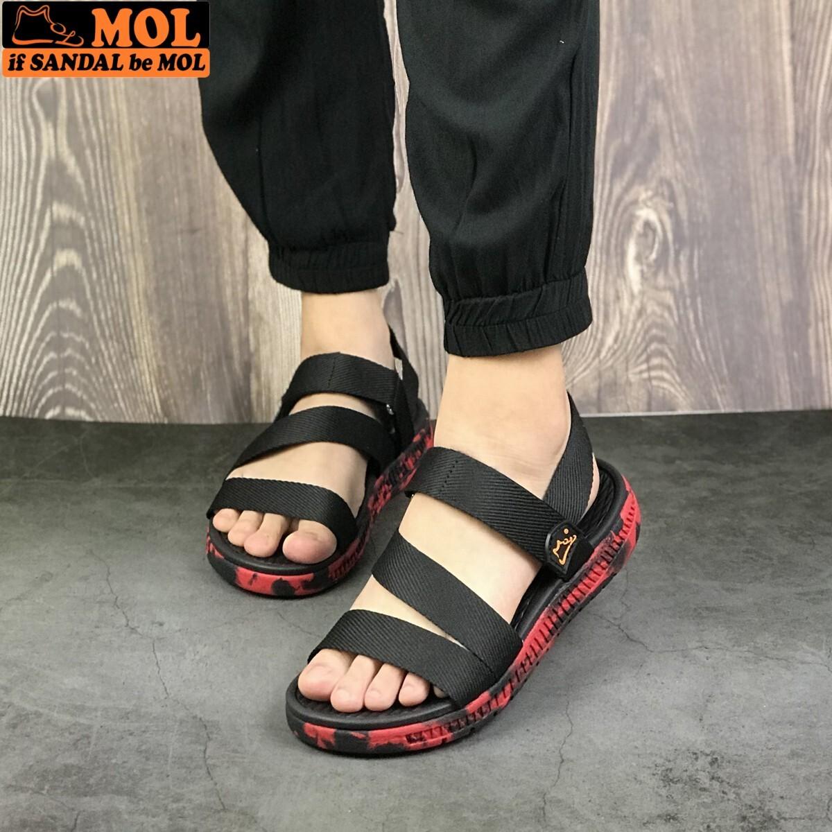 Giày sandal nữ siêu nhẹ hiệu MOL thích hợp mang đi học MS2B2