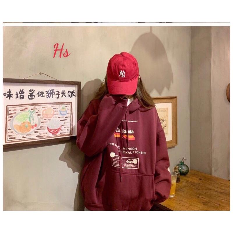 ÁO HOODIE NỈ  GIẢM 3K (Nhập Mã SHOPA3N)PHỐI THÂN 2 MÀU UGH