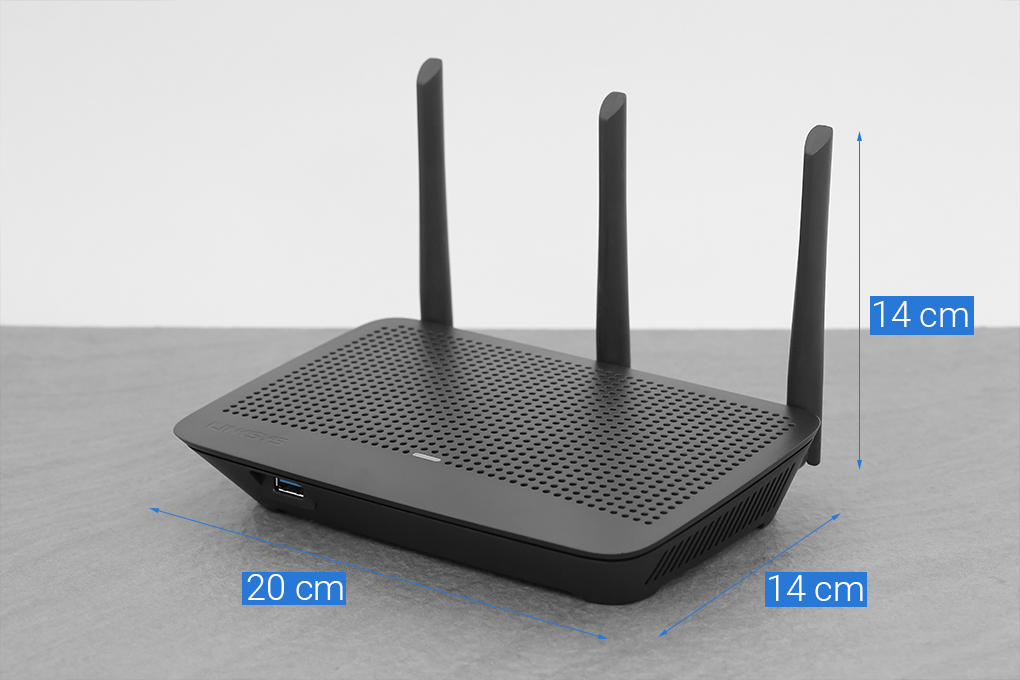 Bộ Phát Sóng Wifi Router Chuẩn AC1900 Băng Tần Kép Linksys Max Stream EA7500SAH Đen - Hàng chính hãng