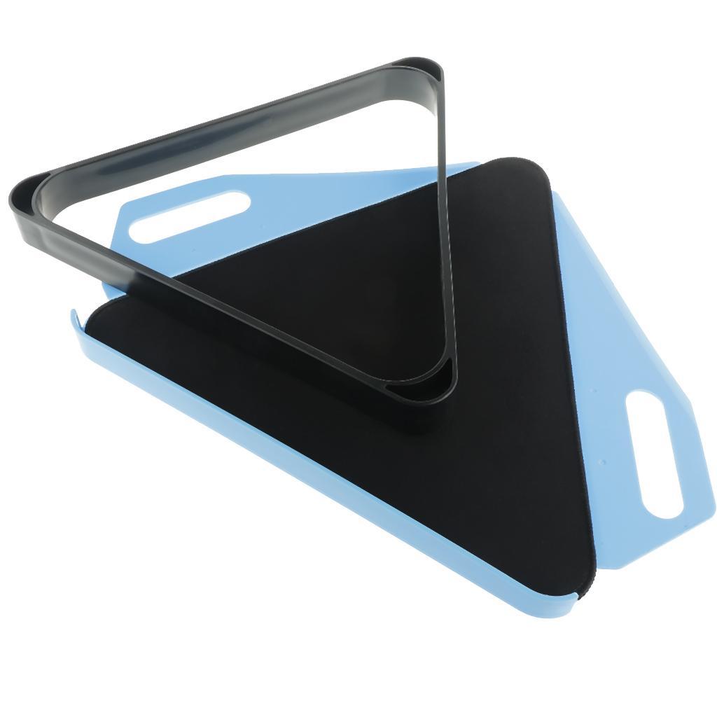 Triangle Rack W/ Billiard Ball Tray Snooker Pool Table Rack Accs