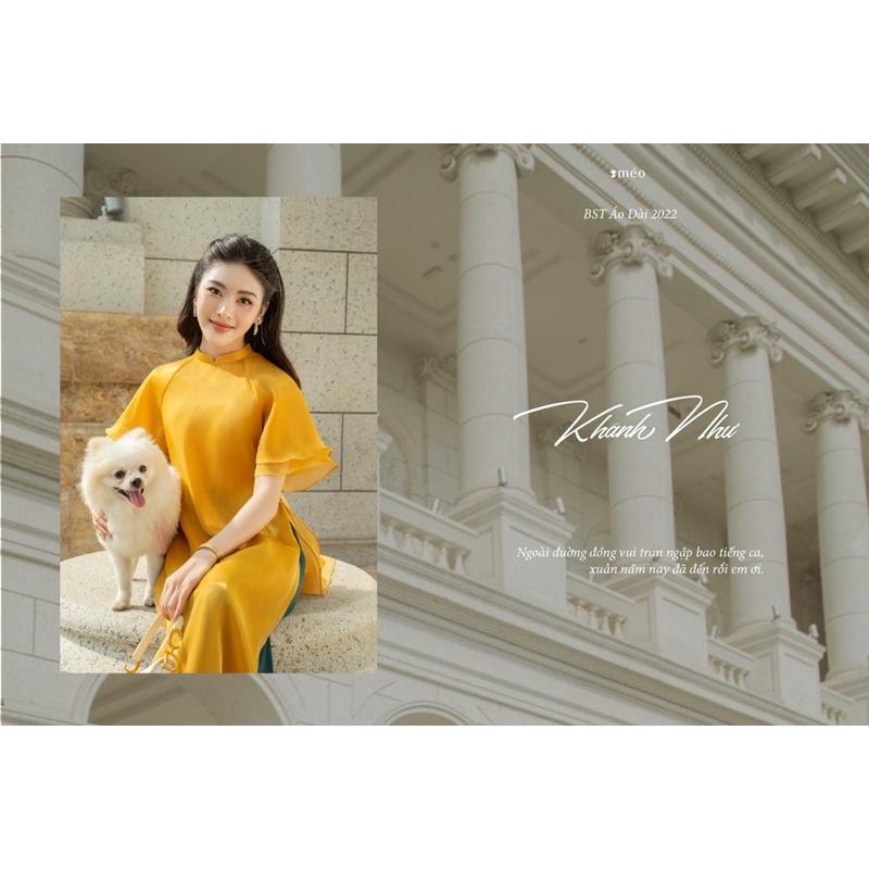 Áo dài cách tân phối tay loe
