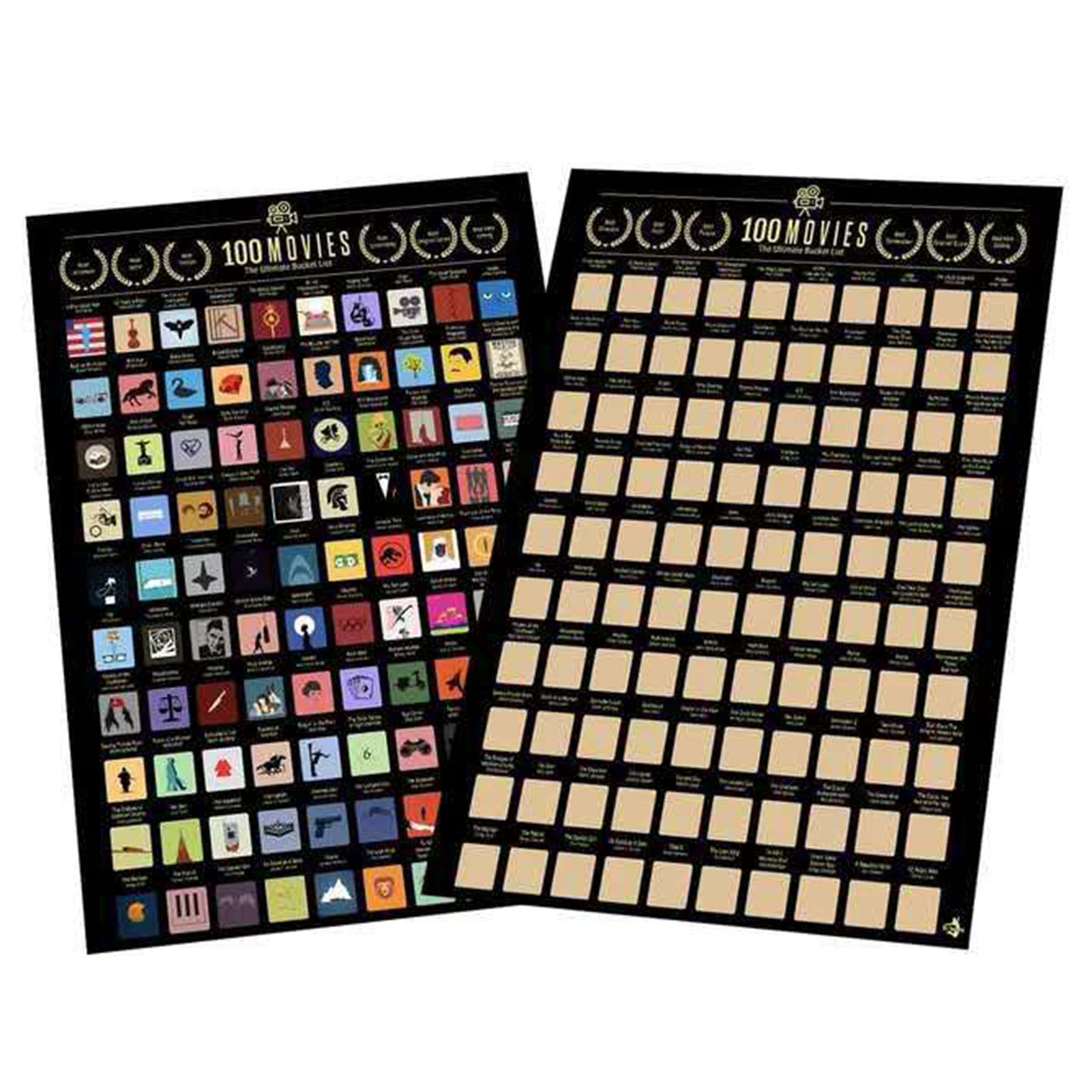 Áp phích giới thiệu 100 bộ Phim kích thước 594 * 420mm