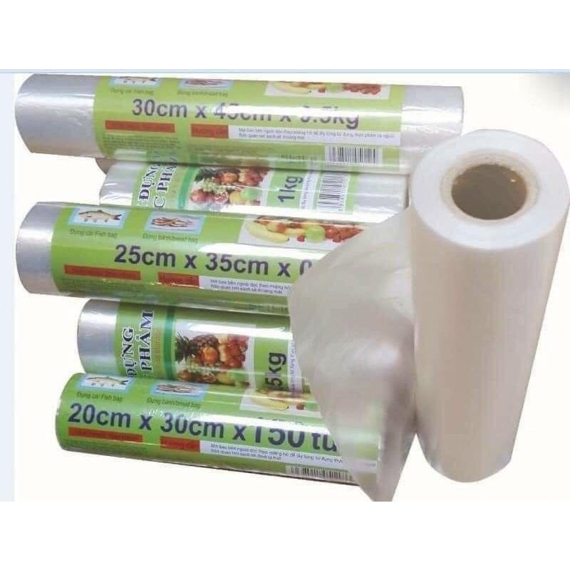Cuộn túi đựng thực phẩm vệ sinh, tiện lợi nhiều kích cỡ