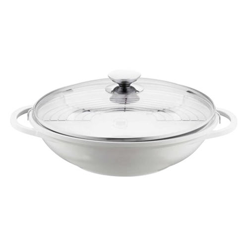 Hình ảnh Chảo Berndes Wokpan Vain 32cm màu trắng 032139