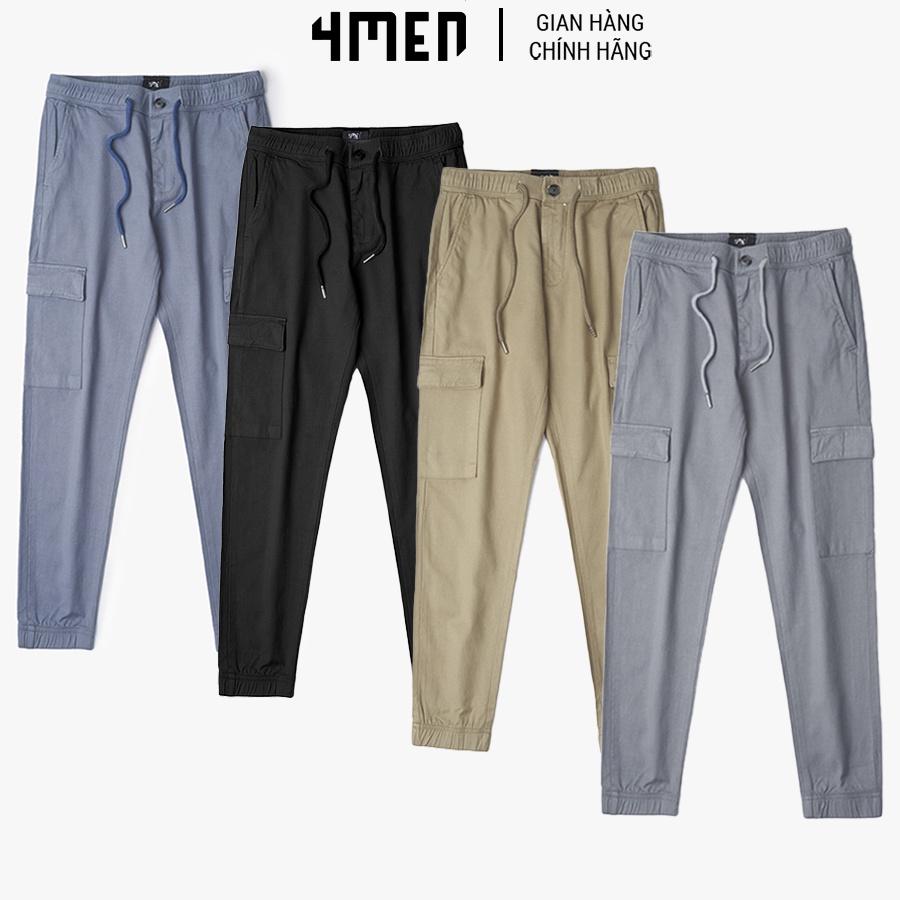 Quần Jogger Nam Cao Cấp 4MEN Túi Đắp J006