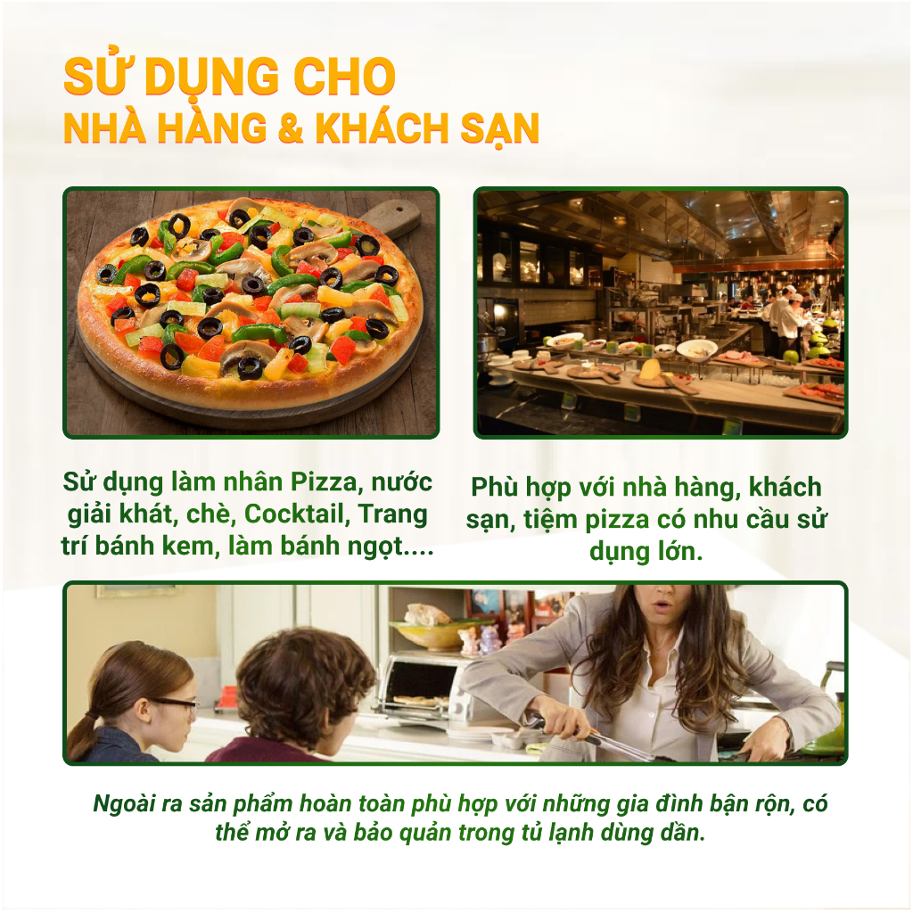 Dứa Miếng Ngâm Nước Đường F&amp;G - Lon A10