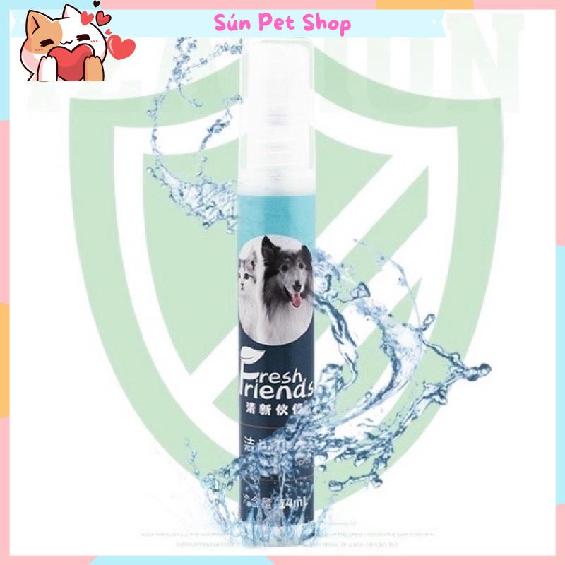 Xịt thơm miệng cho chó mèo Fresh Friends 14ml