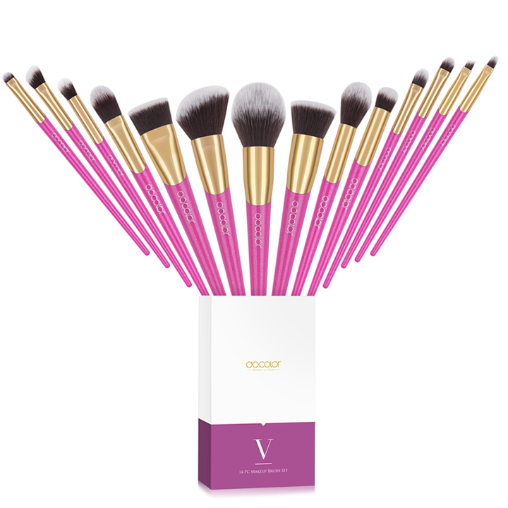 Bộ cọ trang điểm Docolor 14 cây Docolor Makeup Brush Set 14PCS Professional