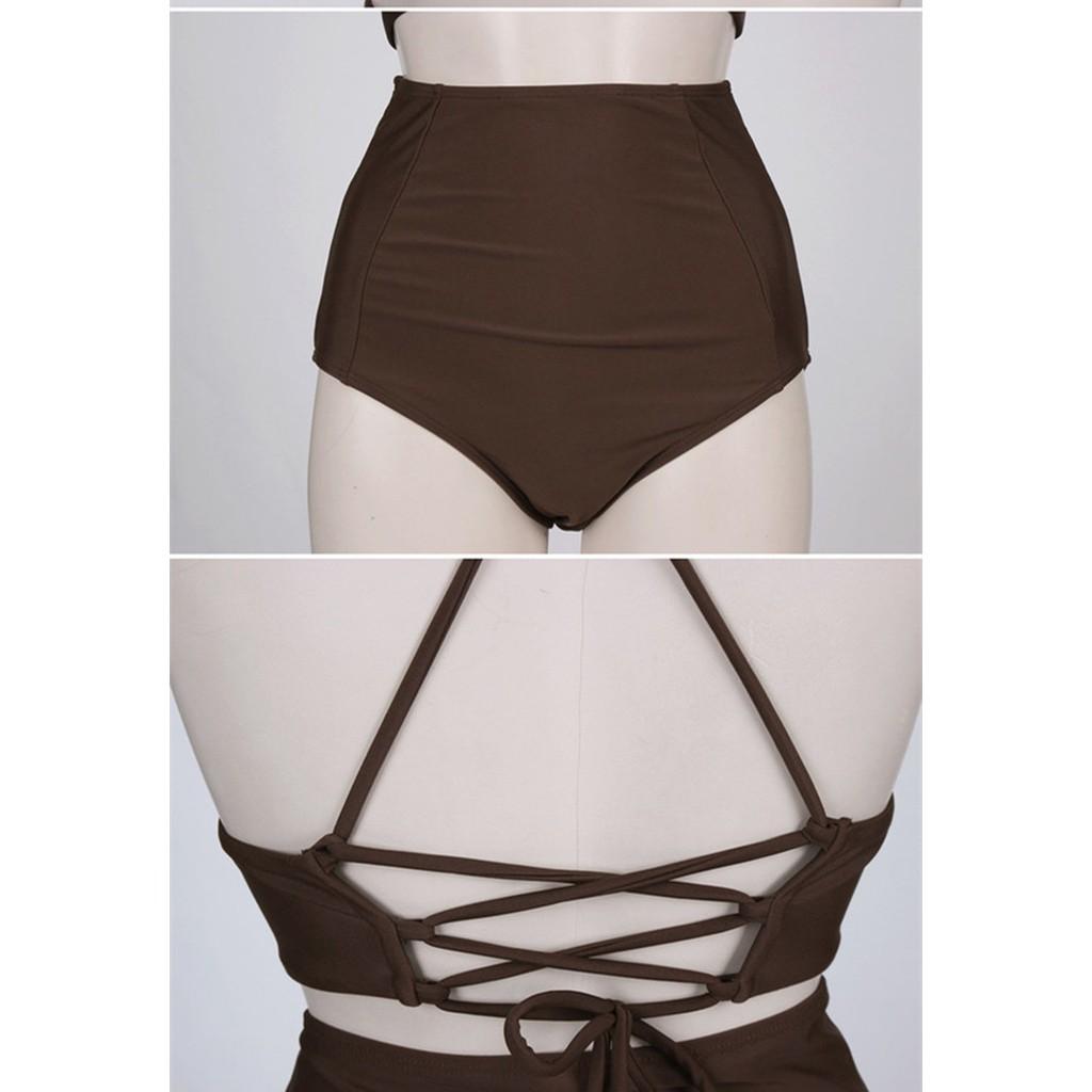CÓ SẴN bikini đồ bơi nữ khoét eo gợi cảm mới của Hàn Quốc che bụng bầu thon gọn