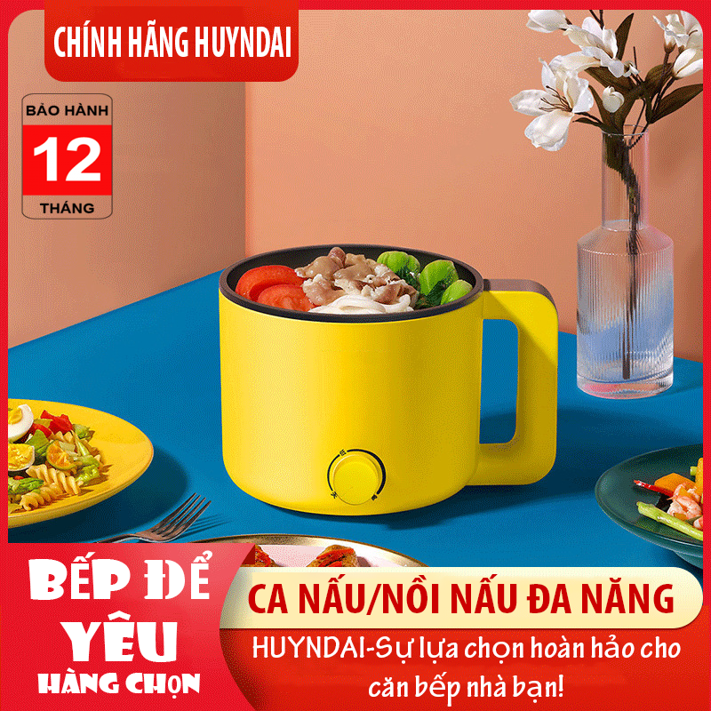 Ca điện đa năng kiểu dáng Hàn Quốc 1,5L  nấu mỳ, lẩu, luộc, xào, nấu,... QC--DZ2715--HC