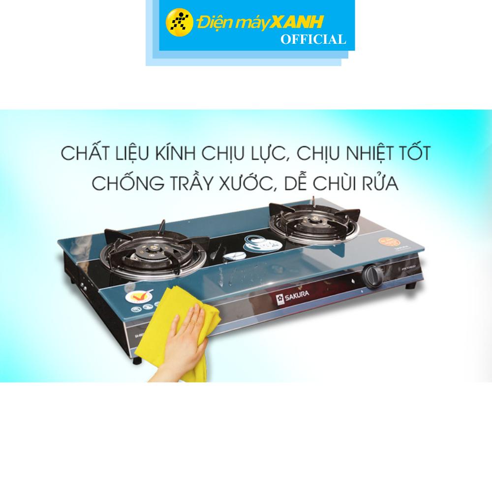 Bếp gas đôi Sakura SA-692SG - Hàng Chính Hãng