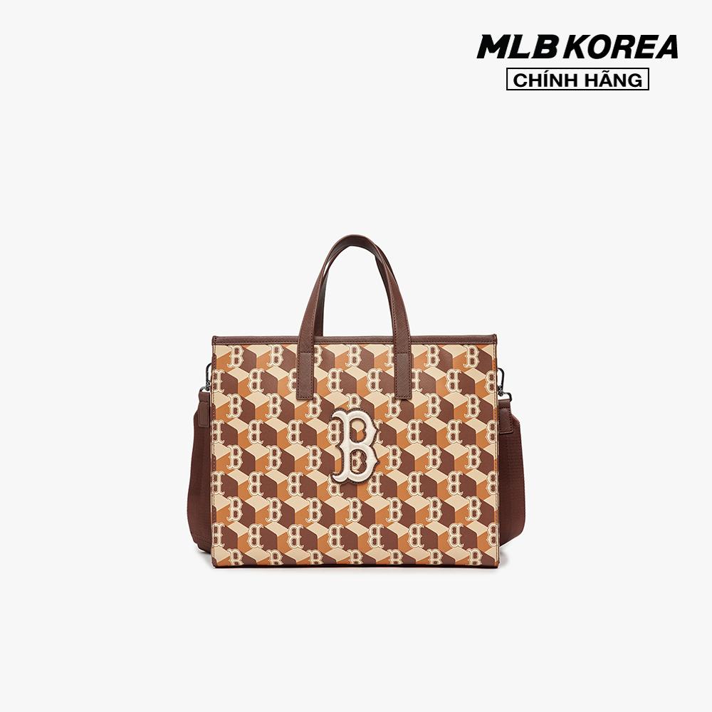 MLB - Túi tote chữ nhật kẻ sọc thời trang 3AORL0323