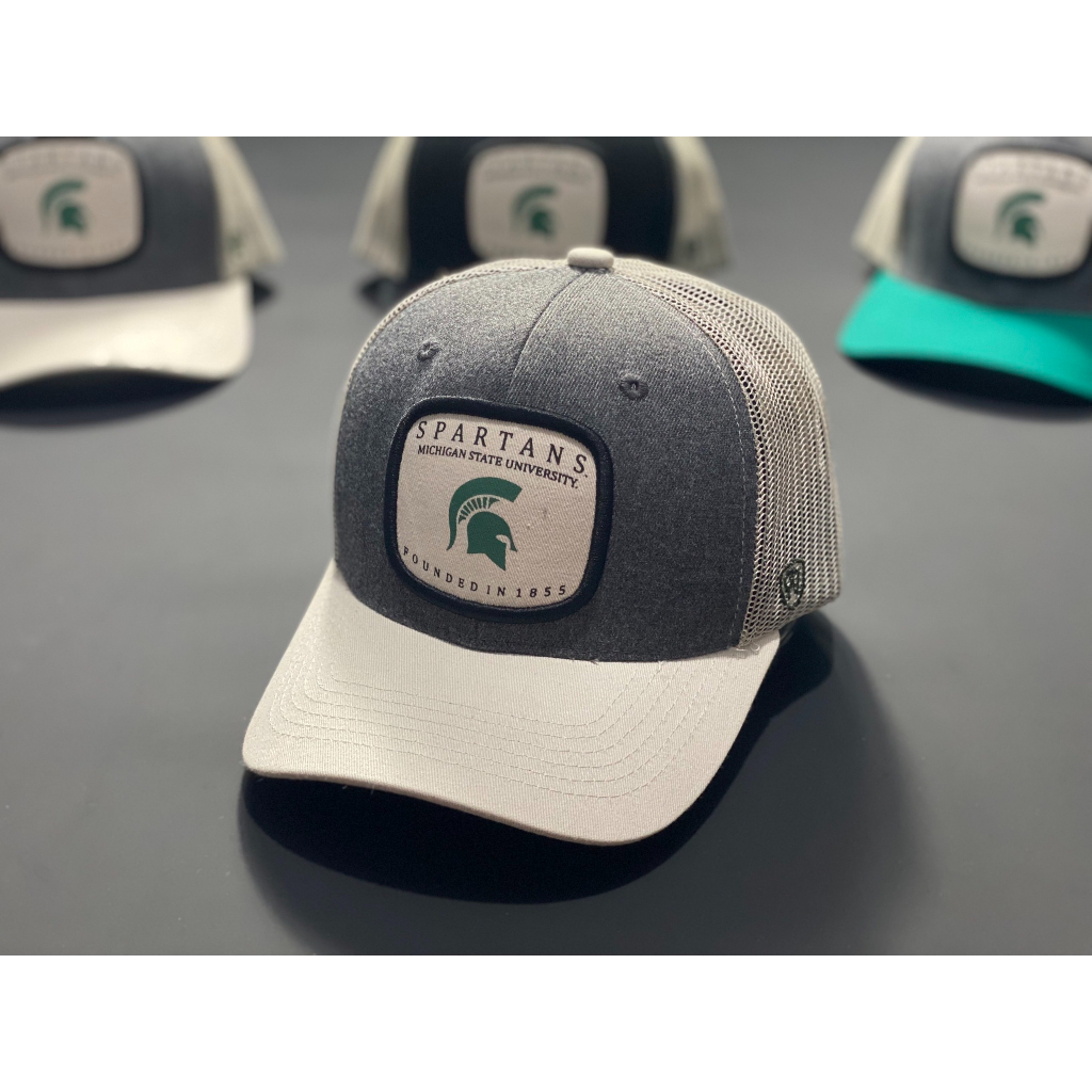 (NEW) Nón kết, mũ lưỡi trai Unisex MICHIGAN STATE vải KAKI nhập khẩu thời trang (Ảnh thật)