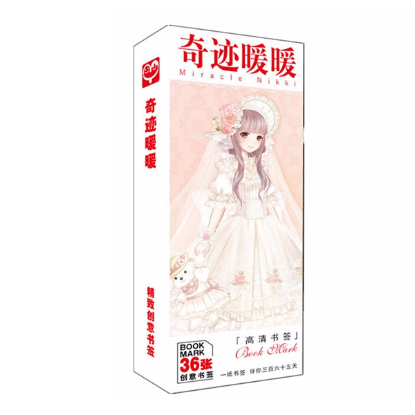 Bookmark Miracle Nikki 36 tấm ngôi sao thời trang