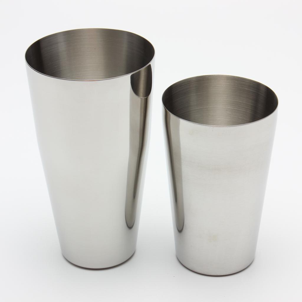 Martini BAR COCKTAIL SHAKER Stainless Steel Boston Mixing Tin Set