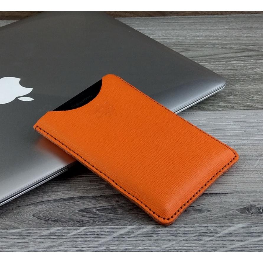 Bao da rút dành cho blackberry passport Q30/ Blackberry silver da bò safiano