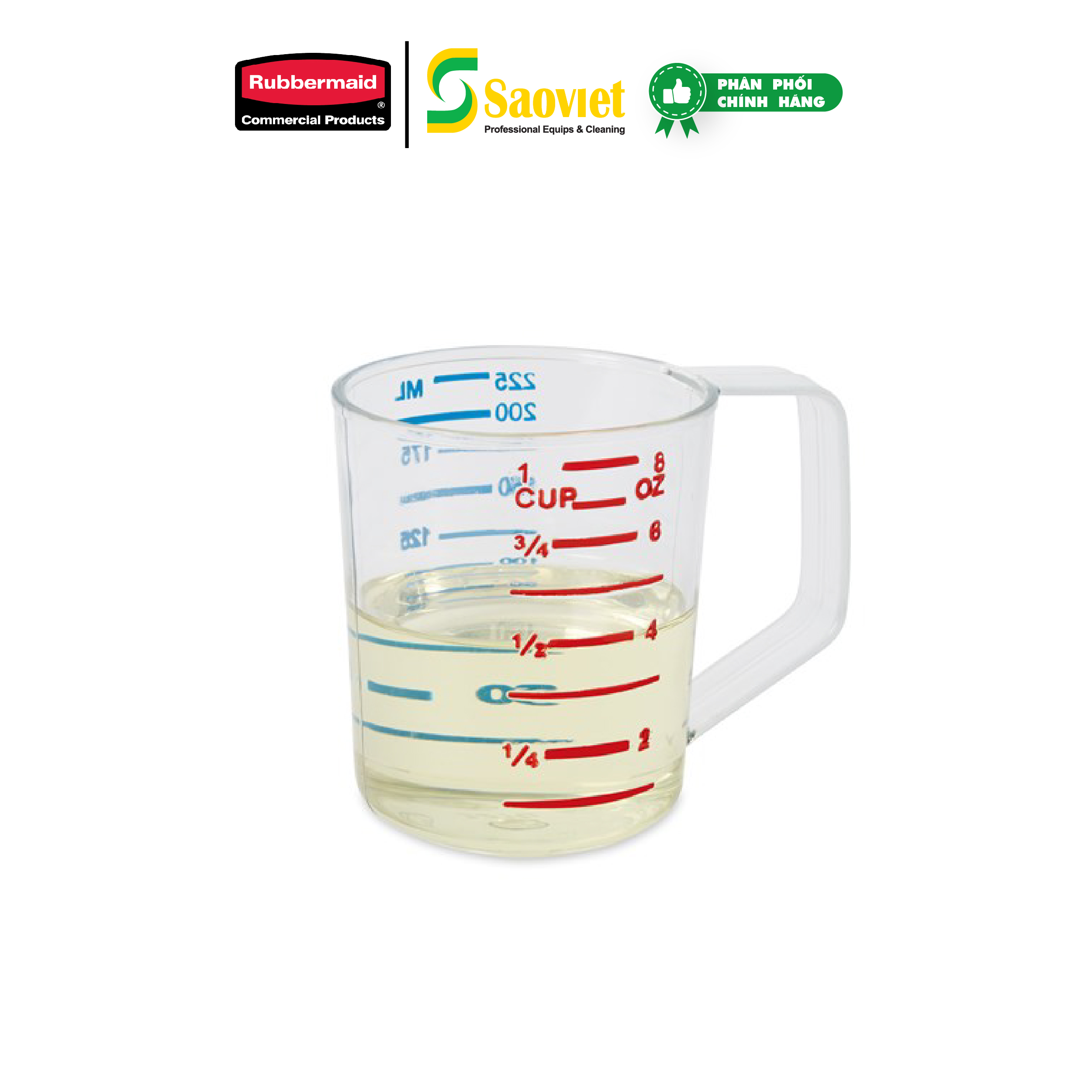 Ca Đong Chịu Nhiệt RUBBERMAID (Chính Hãng) - SKU: FG321000/FG321500/6/7/8 | SAOVIETCO