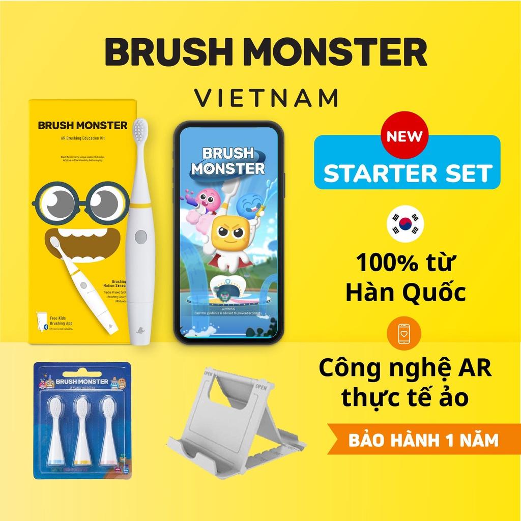 Bộ Bàn Chải Điện Đánh Răng Thông Minh Cho Trẻ Em - STARTER, Sử Dụng Công Nghệ Thực Tế Ảo, Báo Cáo Nha Khoa Hằng Ngày