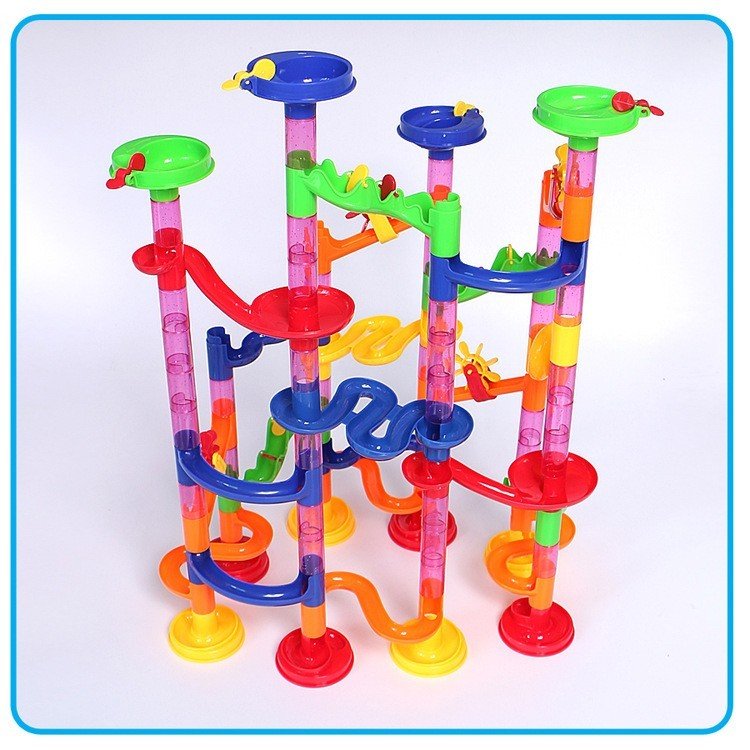 Đồ Chơi Lăn Bi Lắp Ráp Marble Run 105 Chi Tiết Vui Nhộn