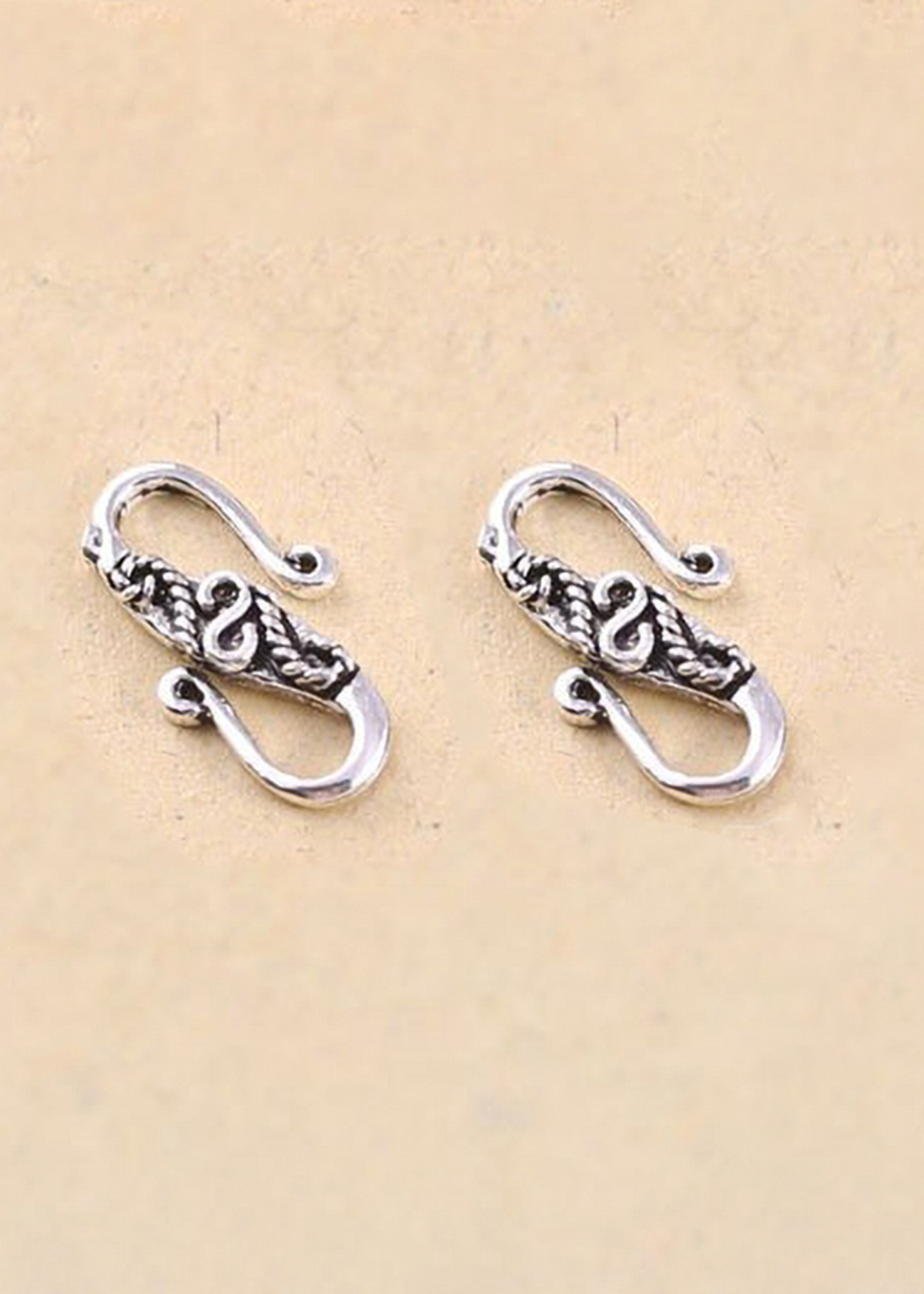 Combo 5 cái charm bạc móc khóa tròn kết vòng tay, dây chuỗi - Ngọc Quý Gemstones