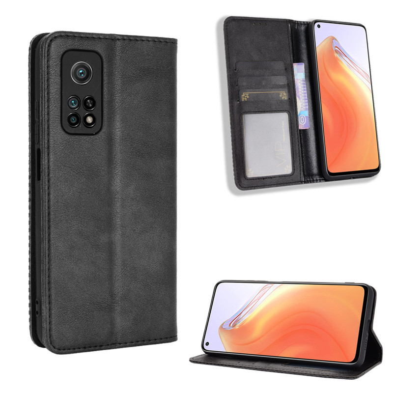 Bao da dành cho Xiaomi Redmi K30s dạng ví, hít nam châm cao cấp Fashion Case