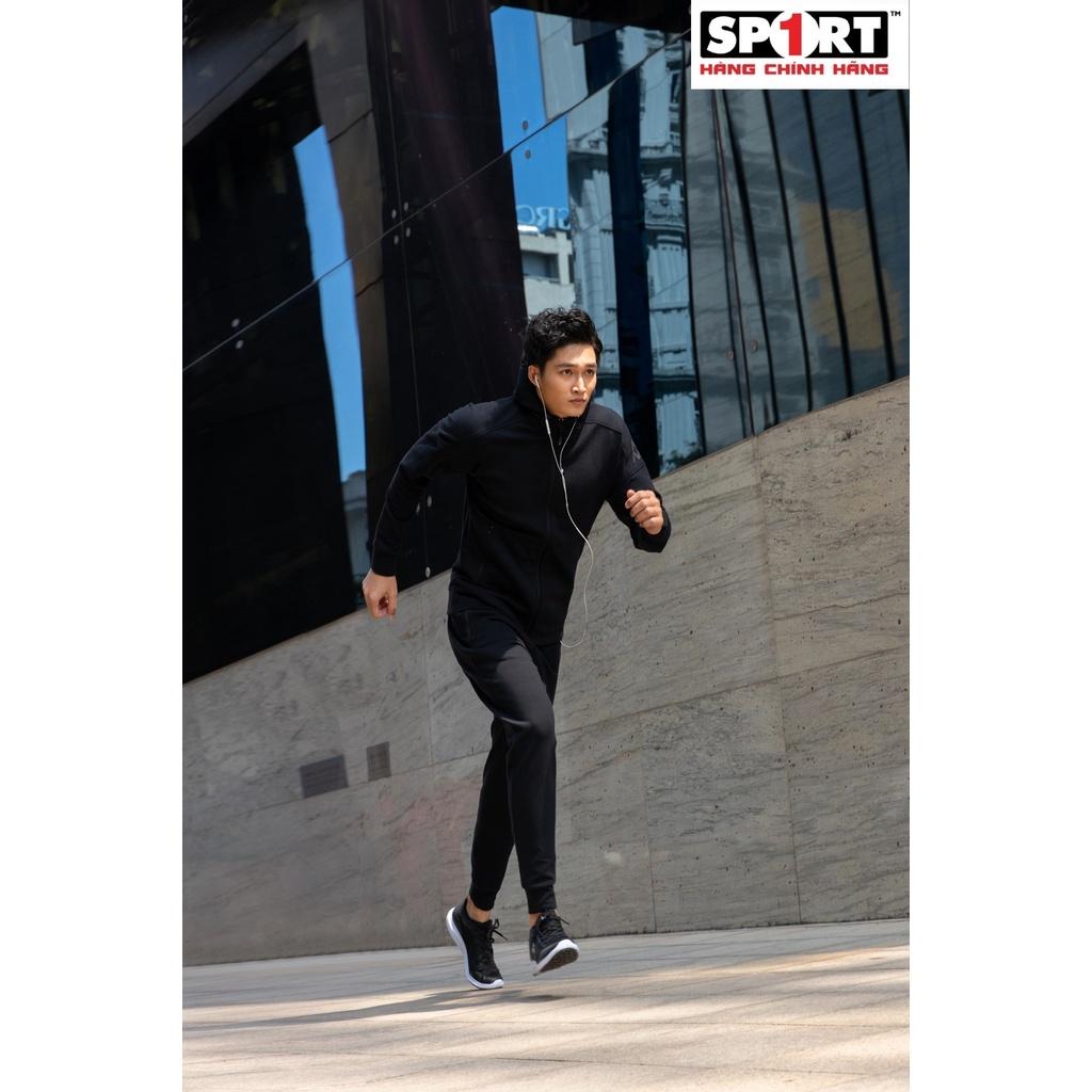 Bộ quần áo khoác gió nam thể thao AM MWS004 Sport1 có mũ, bo tay và gấu áo, siêu nhẹ, không nhăn nhàu