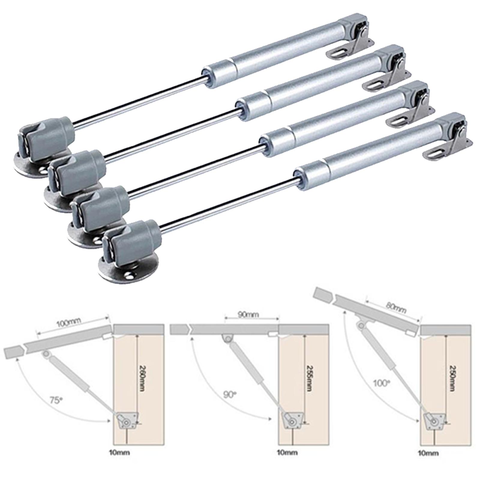 Set 4 Thanh Chống Khí Nén Hỗ Trợ Nâng Cửa Tủ Bếp Ga 100N / 22Lb
