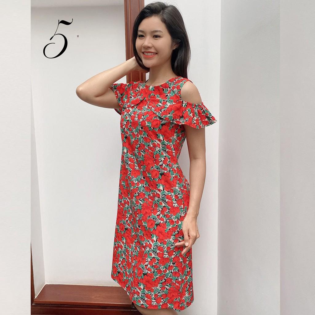 Đầm Trễ Vai, Váy Trễ Vai, Chất Liệu Lụa Loại 1, Mặc Cực Thoải Mái